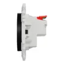 SCHNEIDER Odace - Prise de courant 2P+T affleurante noir onyx - S940052