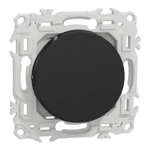 SCHNEIDER Odace - Permutateur 10A noir onyx - S940205