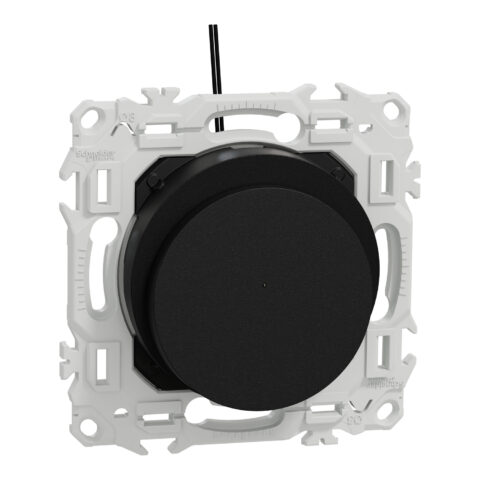 Odace – Interrupteur à carte avec LED de localisation incluse – 10AX – Noir onyx - Schneider Electric - S940283