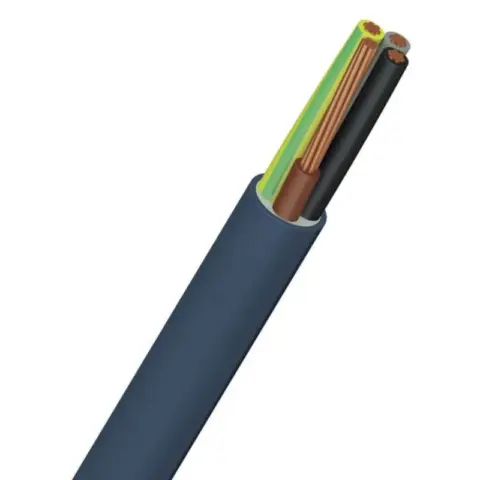 Câble électrique FR-N1X6G3-R 3G6 Bleu TGL coupe au mètre