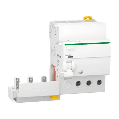 Bloc différentiel Acti9 Vigi iC60 3P 40A 30mA Type A-SI – Schneider Electric A9Q31340