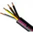 Câble électrique U-1000 R2V 4G1,5 mm² TGL à la coupe