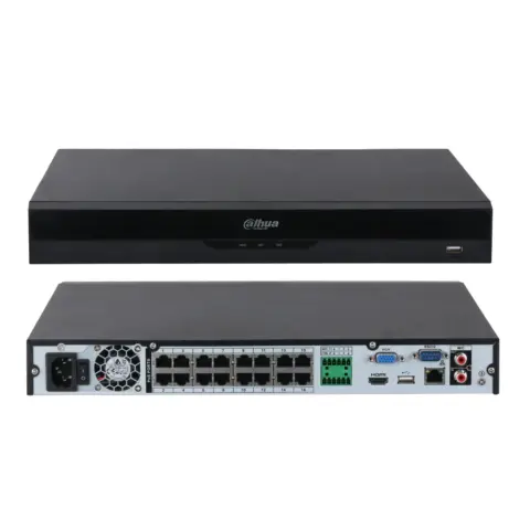 NVR Dahua NVR5216-16P-EI – Enregistreur vidéo IP 16 canaux PoE 
