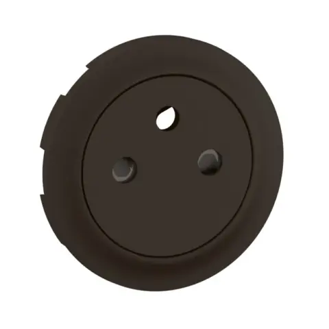 Legrand Céliane Enjoliveur Prise 2P+T Affleurant Noir CN0111