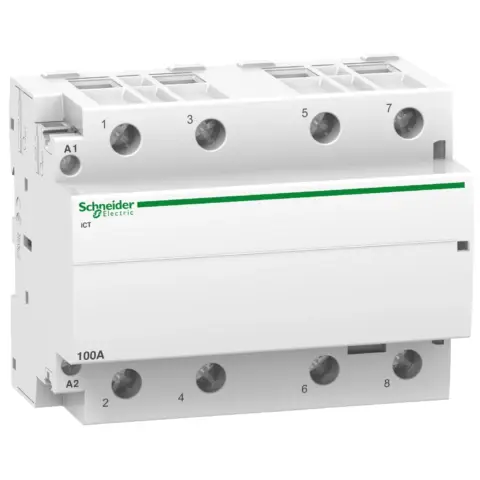 Acti9 iCT Contacteur Auxiliarisable 4P 100A 4NO 220/240V AC 50Hz - Schneider Electric - A9C20884