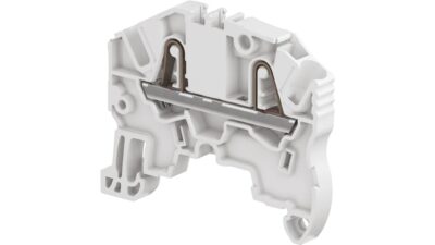 Bornier rail DIN TE Connectivity ENTRELEC ZK2.5 1kV Gris – 2,5 mm² avec clip de serrage