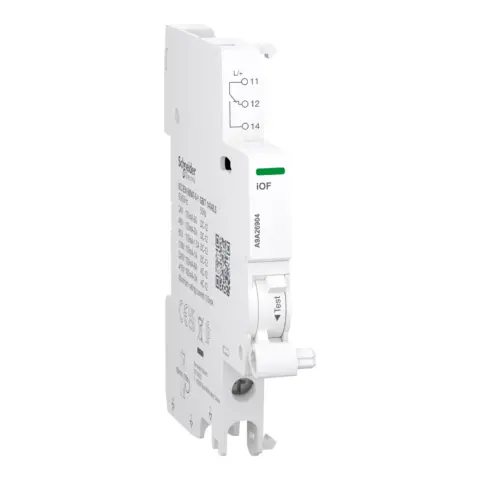 Schneider Electric iOF Contact Auxiliaire Acti9 Courant 100mA à 6A ca/dc - A9A26904