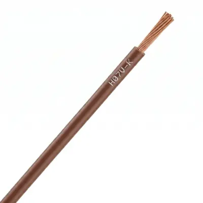 Câble H07V-K 10 mm² Marron