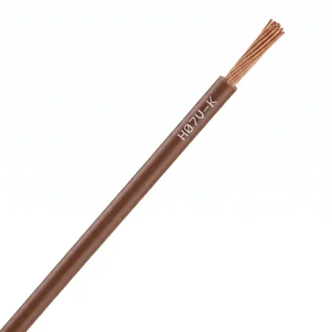 Câble H07V-K 10 mm² Marron