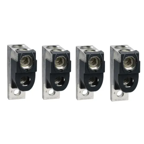 ComPacT NSX630 4 Bornes pour 2 Câbles 35 à 240 mm² avec Séparateur de Phases - Schneider Electric - LV432482