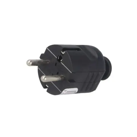 Fiche Mâle Électrique 2P+PE 230VAC 16A PCE