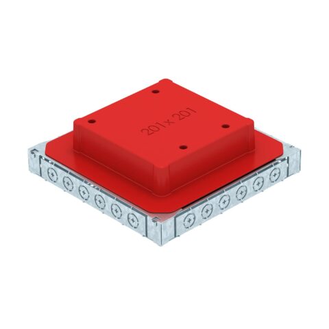 OBO Bettermann - Boîte de sol sous plancher UDS4 pour goulotte en métal et tuyau d'installation - 7400349