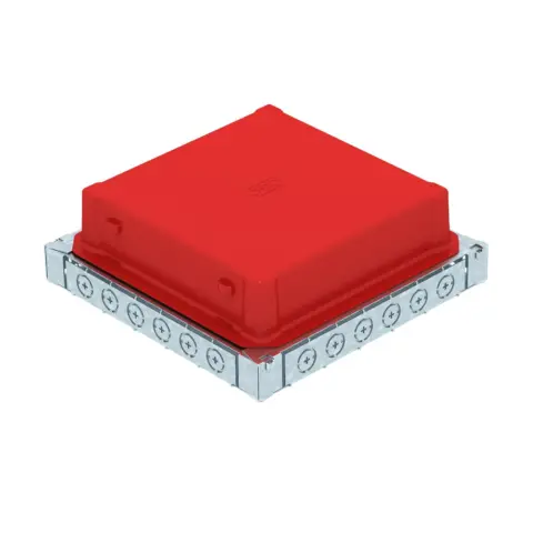 OBO Bettermann - Boîte sous plancher UDS9 pour goulotte en métal et tuyau d'installation - 7400353