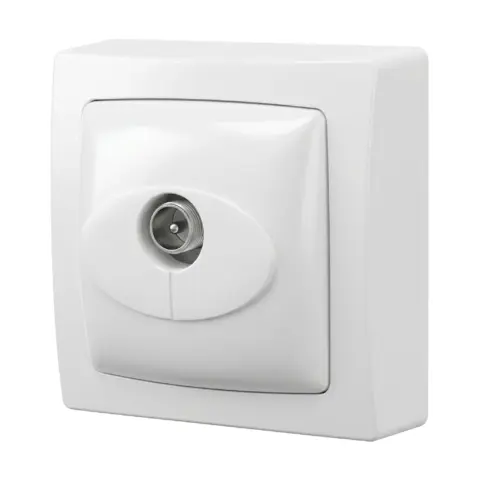 Prise TV en saillie blanc - LEGRAND - 086040