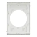 Odace Architecte Plaque de finition centrale Blanc craie S920801
