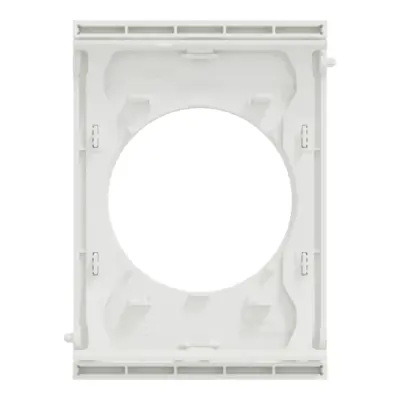 Odace Architecte Plaque de finition centrale Blanc craie S920801