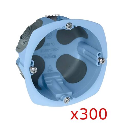 EUROHM - Lot de 300 Boite encastrement XL Air'métic simple D67 P40 - 52061