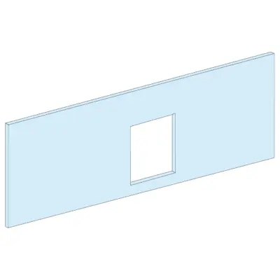 Schneider - Plastron Horizontal Fixe PrismaSeT G – pour NSX250 – Commande Rotative - LVS03232