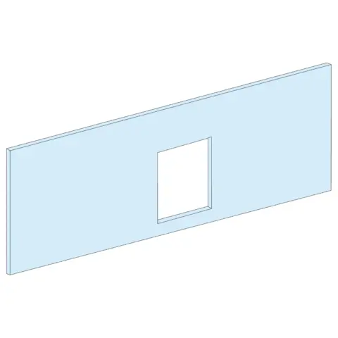 Schneider - Plastron Horizontal Fixe PrismaSeT G  – pour NSX250 – Commande Rotative - LVS03232