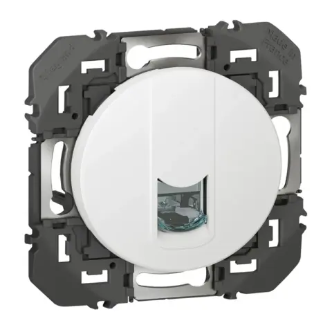 Prise RJ45 catégorie 6A STP finition blanc dooxie - Legrand - 600374